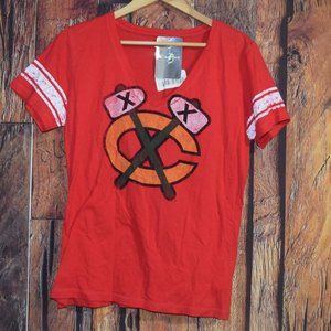 G-III For Her NHL Women's Sz XL CHICAGO BLACKHAWKS T-Shirt - New w Tags!